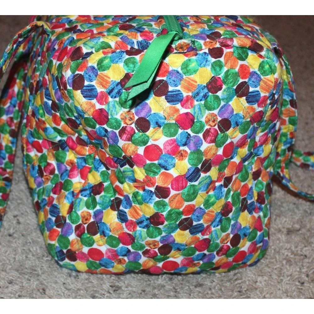 Quilted Koala The Very Hungry Caterpillar bag by Eric Carle duffel bag zip tote